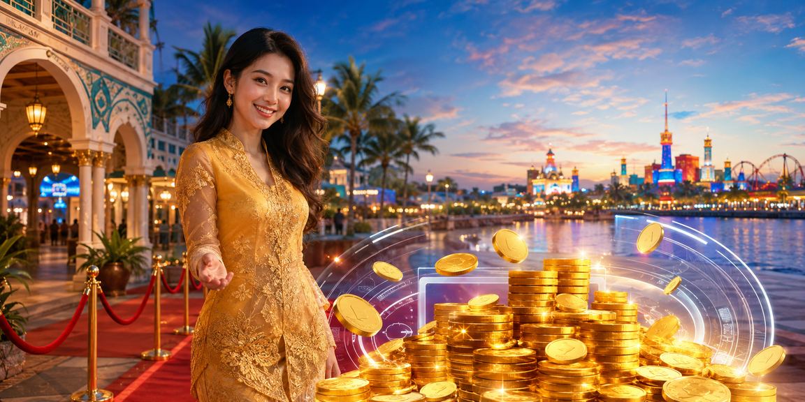Pemain wanita Malaysia berpakaian kebaya log masuk ke platform kasino rj45 dengan mudah melalui telefon pintar
